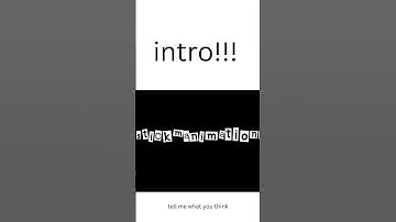 MY INTRO #animation #animation