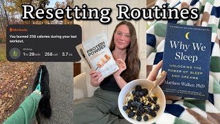 How Im Getting Back On Track After A Week Off Of Healthy Habits Struggling With Low Energy