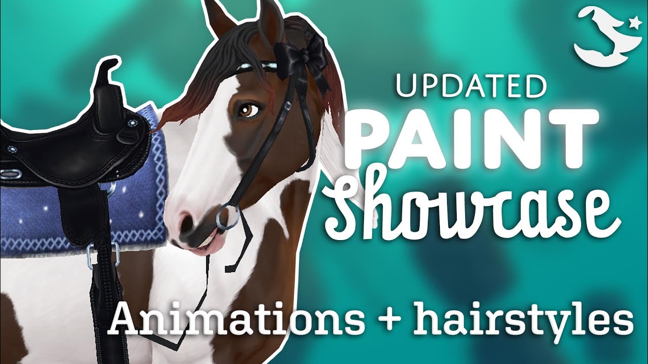 American Paint Horse Showcase | Animations & hairstyles | Star Stable Online⭐️