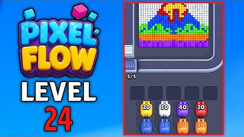 Pixel Flow Level 24