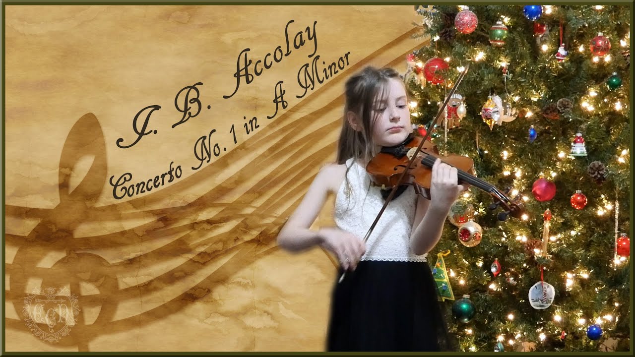 Concerto No. 1 in A Minor by Jean Baptiste Accolay for Violin YouTube