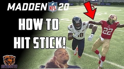 MADDEN 20 HOW TO TACKLE AND HIT STICK | HOW TO CAUSE FUMBLES IN MADDEN 20 | HIT STICK TUTORIAL!