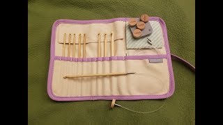 Unboxing & Review  Clover Interchangeable Tunisian Crochet Hook Takumi Combo Set!