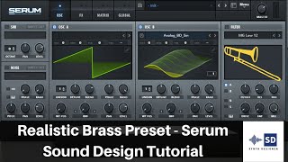 Make A Realistic Brass Horn Preset Using Serum