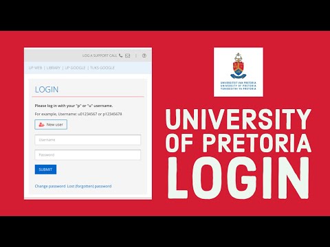 University of Pretoria Login | up.ac.za Student Portal Login Sign In 2021