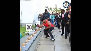 Most Coconuts Smashed With One Hand In A Minute - Guinness World Records