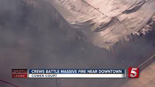 Crews Battle Massive Fire Near Downtown
