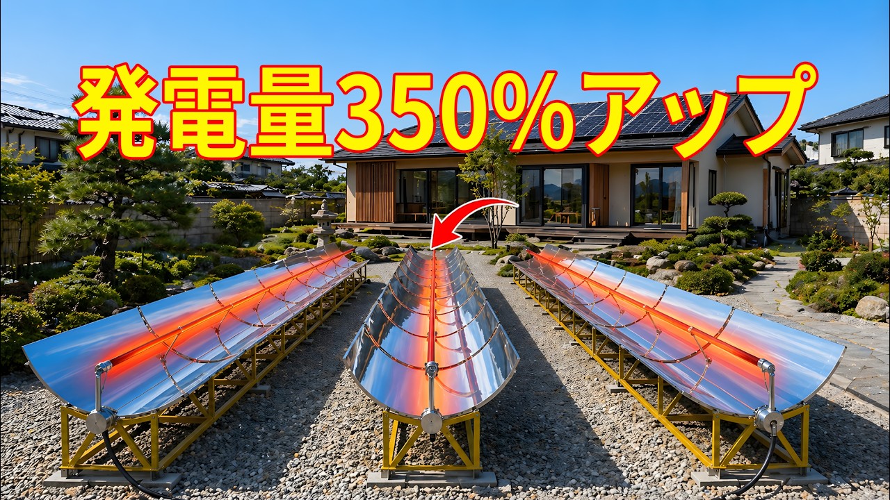 【太陽光パネルを超える？】1万円で作れる家庭用太陽エネルギー装置が3倍効率だった