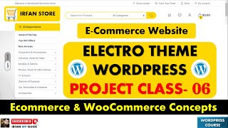 Ecommerce Website Class 06 - Ecommerce &amp; WooCommerce Concepts - Ecommerce Store - WooCommerce Plugin