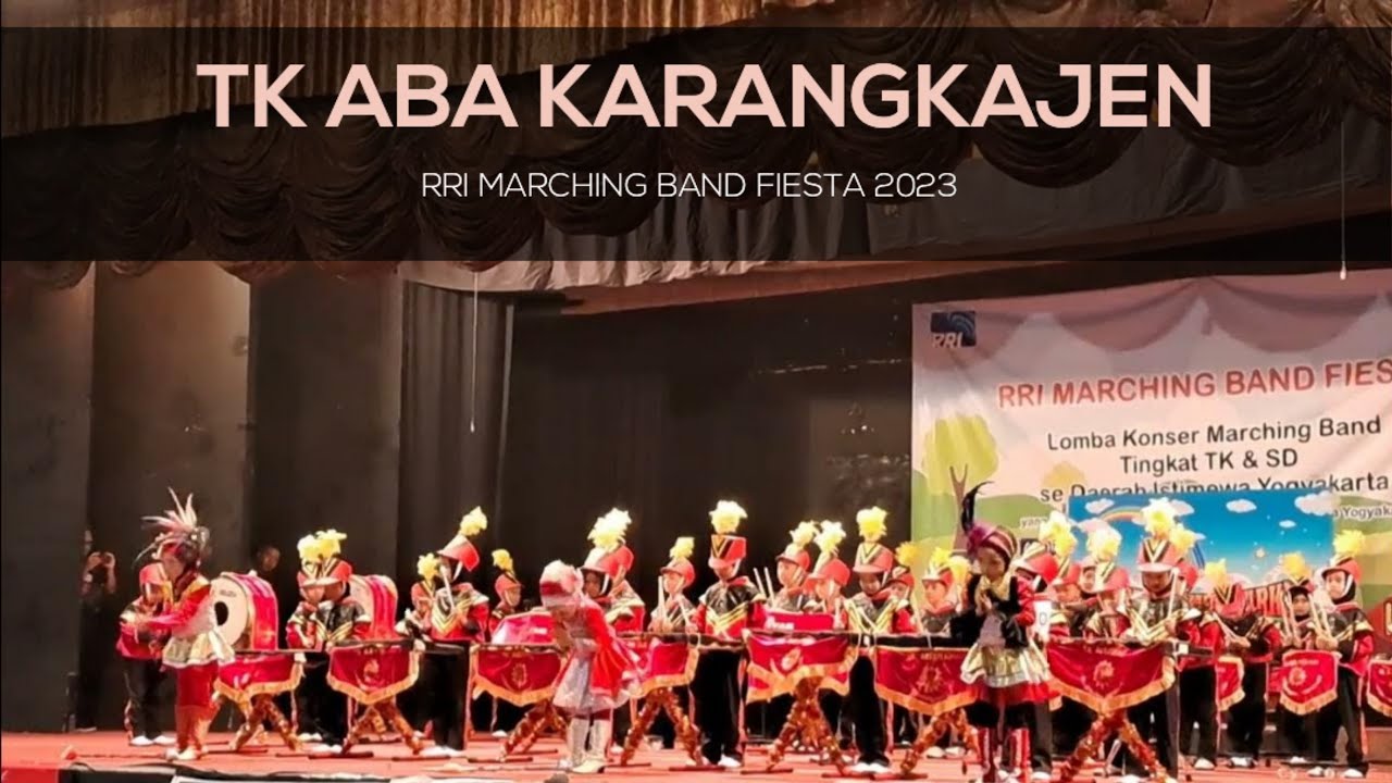 TK ABA Karangkajen Yogyakarta l RRI Marching Band Fiesta 2023 I