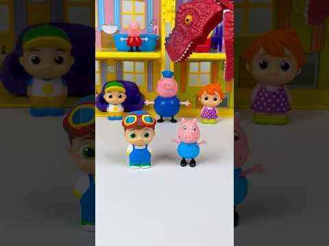 Satisfying Experience with Cocomelon TomTom and George Collection #funny #peppapig