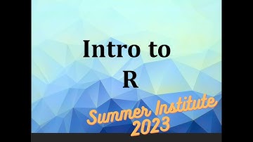 Intro to R - Intro Data Visualization with Esquisse