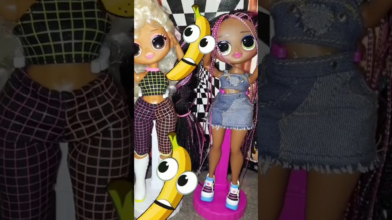 Я банан. Тренды Тик тока. Куклы Лол. 