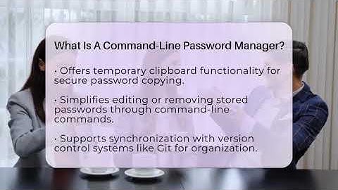 What Is A Command-Line Password Manager? - Admin Career Guide