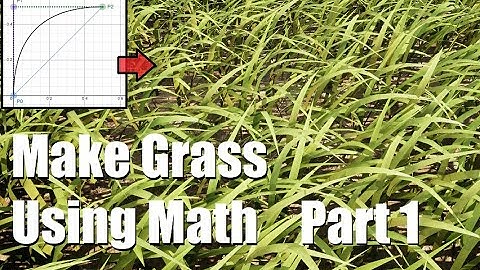 UE5 Procedural Grass Using Bezier Curves (Ghost of Tsushima Technique)