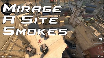 CS:GO | Mirage A Site Smoke Tutorial