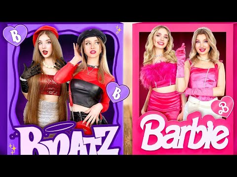 Barbie Became New Girls At School! Barbie vs Bratz