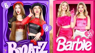 Barbie Became New Girls At School! Barbie vs Bratz screenshot 2