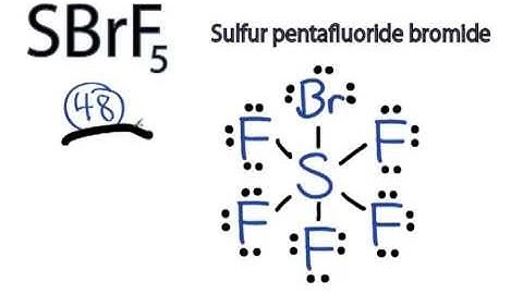 SBrF5 Lewis Structure: How to Draw the Lewis Structure for SBrF5
