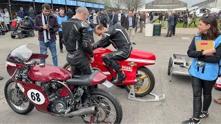 2024 Goodwood Members' Meeting - motorcycles in garage area - walk around by The Classic Motorcycle Channel 3 1,534 views 1 month ago 5 minutes, 56 seconds