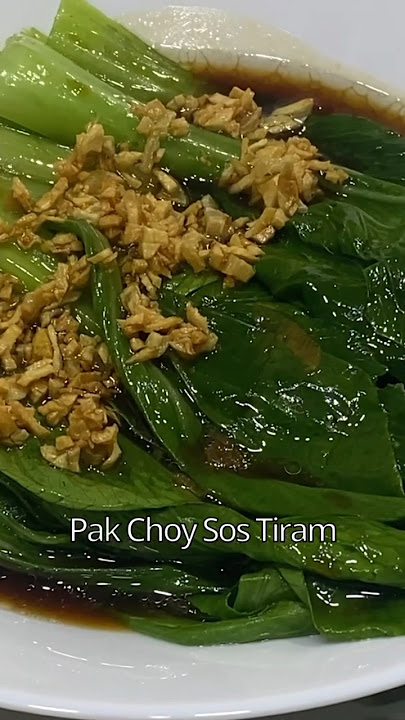 Resepi Pak choy sos tiram