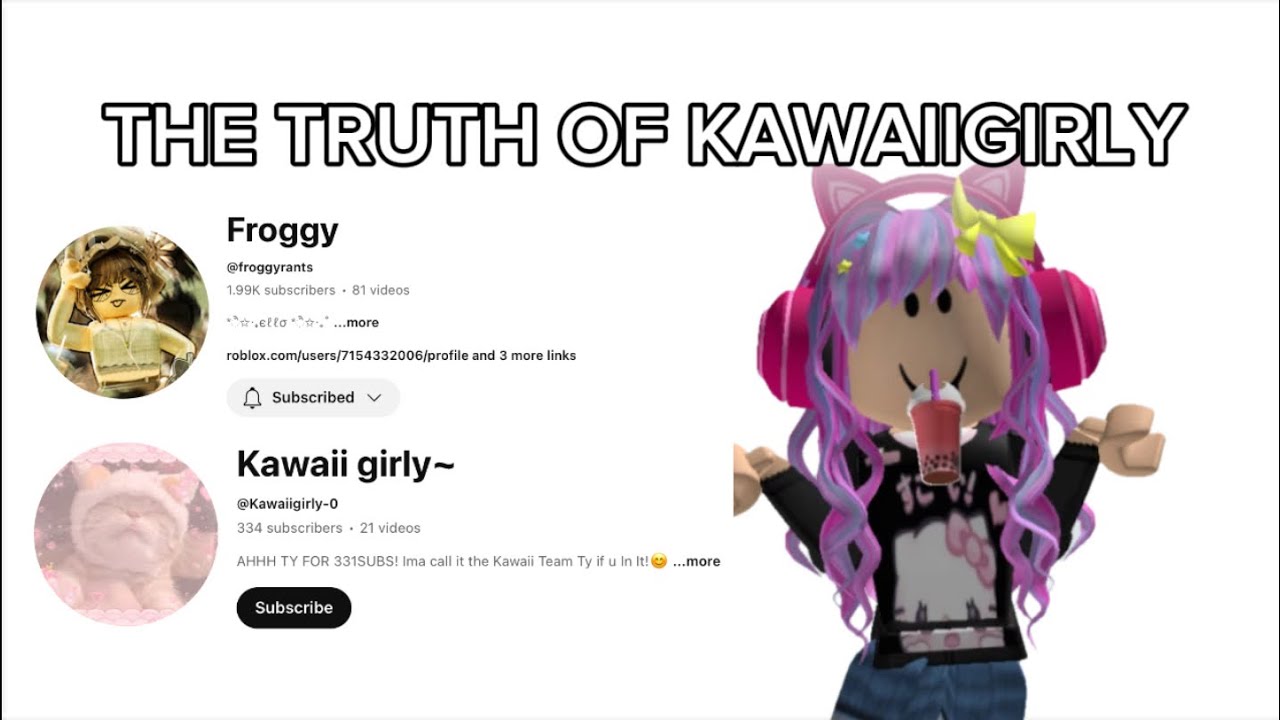 REACTING TO Kawaiigirly 0 HATE VID ABT froggyrants YouTube