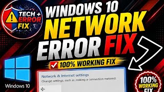 How to fix Network error change setting, such as making a connection metered super easy way to fix