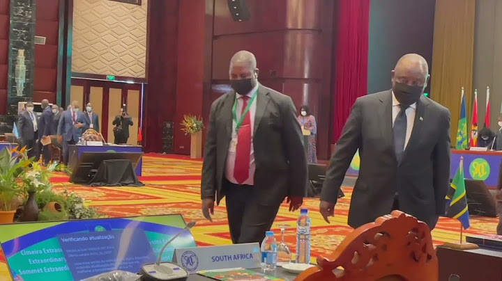 President Ramaphosa attends the Extraordinary Summit of the SADC in Mozambique