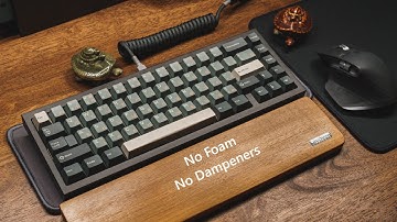 (Sound test) QK65 with FR4 Plate. Rebult Harimau Switch. Domikey x INKY Silent Forest - NO FOAM