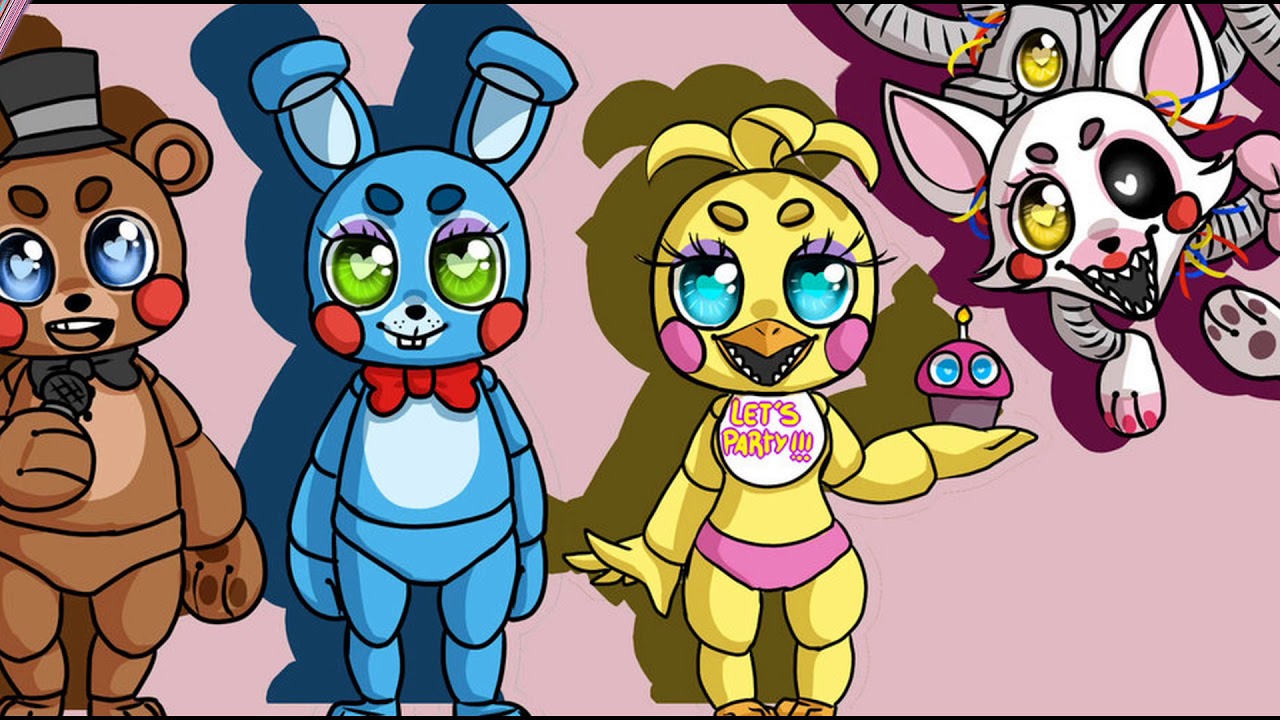 фнаф 2 фредди бонни чика. аниматроник малыши. маленькие милые аниматроники. аниматроник малыши. аниматроники фредди и фокси.