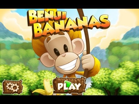 Gameplay игры Benji Banana #1 весёлая обезьянка