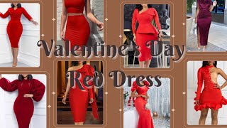 VALENTINE'S Day Red Dress Design 💖👗💌 | 2023 New Style RED Party Evening Dress for Women