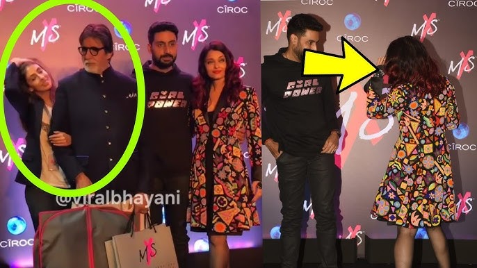 Omg ! Amitabh Bachchan and Shweta Bachchan again insulted Aishwarya Rai  Bachchan infront of media ! - YouTube