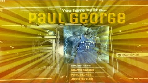Paul George Build on NBA 2K20 is a DEMIGOD! Best Build NBA 2K20! Best SF BUILD!