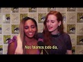 Madelaine Petsch and Vanessa Morgan talk Choni.