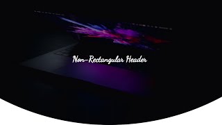 Non-Rectangular Header Using CSS3 Clip-path | CSS Curved Background Effects