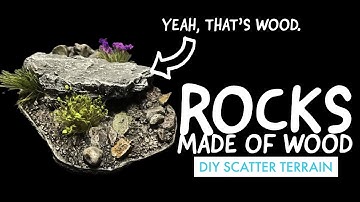 Easy DIY Rocks for Your Tabletop Gaming - Scatter Terrain