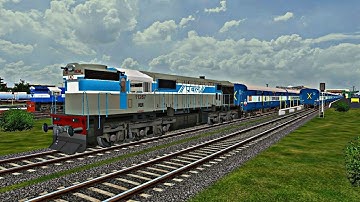 MSTS INDIAN RAILWAYS - SCR3 ROUTE EXPLORE