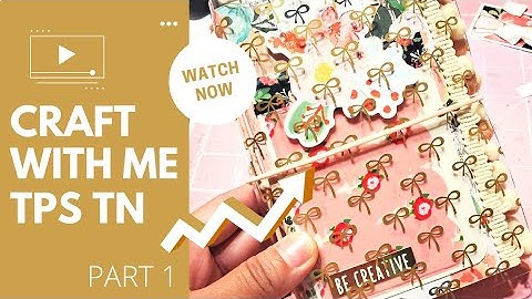 Craft With Me | Decorating a Planner Society Pocket Size Traveler