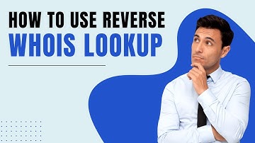 How to use Reverse Whois Domain Lookup with Whois Data Center.