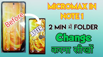 Micromax in note 1 folder pasting/ in note 1 combo replacement lcd problem #micromax #viral #yt