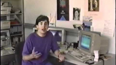 Rare AutoDesk History Multimedia Studio Demo Jamie Clay 1991