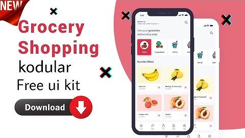 kodular | grocery shopping ui aia file | kodular aia | kodular ui aia file | grocer aia file kodular