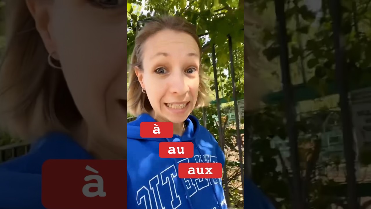 Уроки французского à, au, aux?