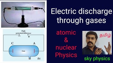 Electric discharge through gases||atomic and nuclear Physics||STD 12 Physics||sky physics