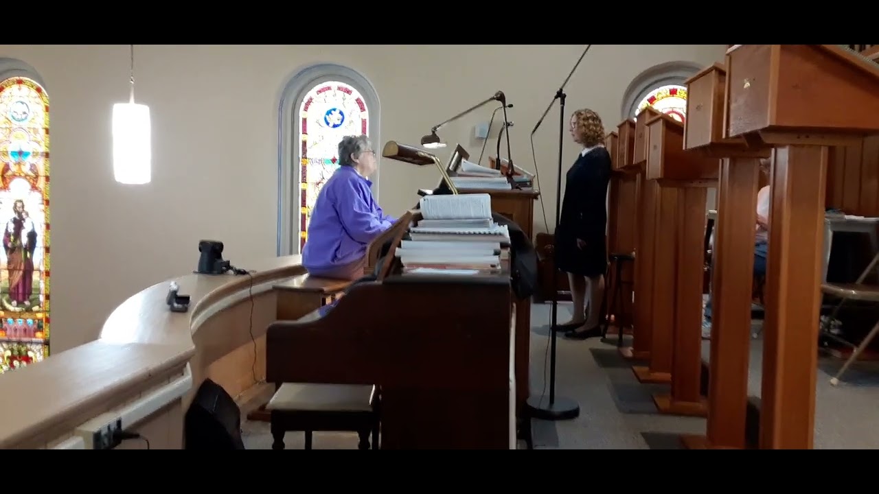 Anne Rookey Sings Abide With Me At St Norbert s Catholic Church On anne-rookey-sings-abide-with-me-at-st-norbert-s-catholic-church-on