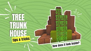 TREE TRUNK / LOG HOUSE ~ TUTORIAL ~ Crafting and Building App screenshot 5