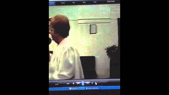 Pentecostal church service with pastor Christina S...