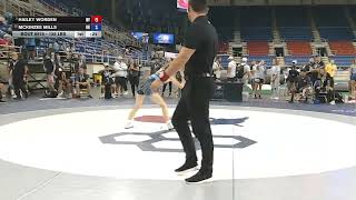 125 lbs 16U Girls 5th Place Match - USMC Junior Nationals | Hailey Worden vs McKinzee Mills