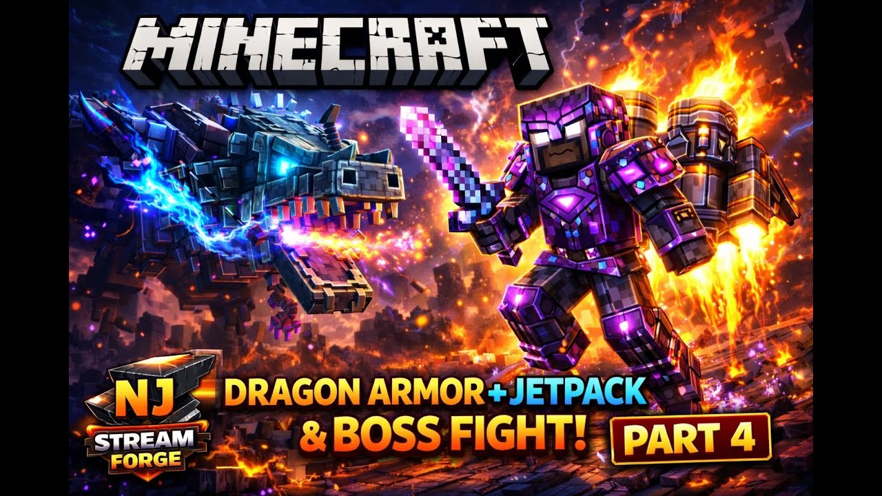 🐉 Dragon Ingot Armor + Jetpack?! This Boss Fight Was INSANE! ⚔️🔥 | Part ...